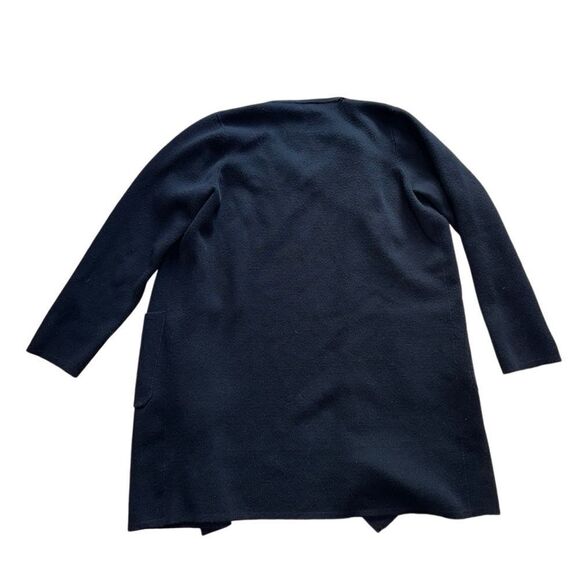 J. Crew 365 Women's Black Juliette collarless sweater-blazer Size Medium - Picture 9 of 10